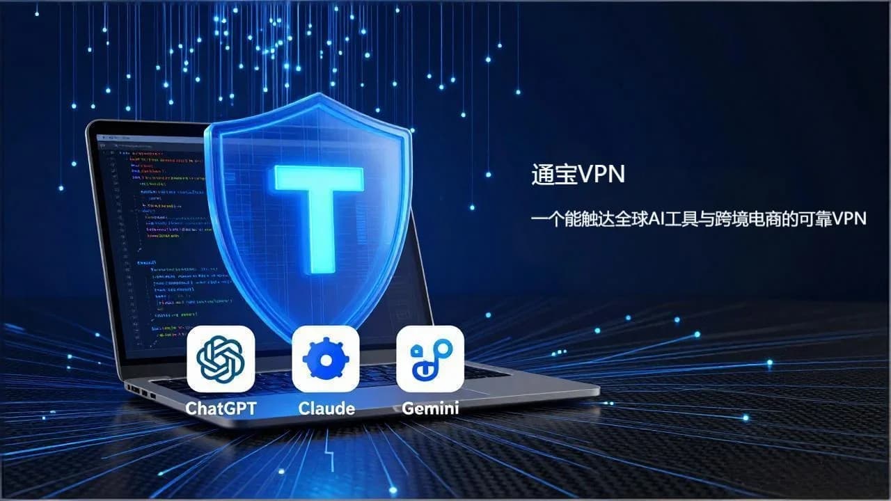 通宝 VPN 深度测评：专为 AI 与跨境办公而生的 IEPL 专线加速器 - 通宝VPN
